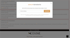 Desktop Screenshot of modisme.com