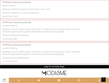 Tablet Screenshot of modisme.com